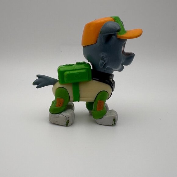 Paw Patrol Rescue Pup Rocky Recycle Posable Action Figure Dog (SKU: 375TO) - Picture 5 of 8